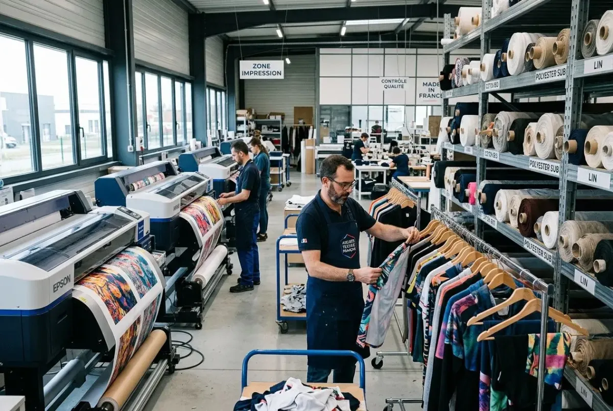 Production à la demande textile : guide complet et solutions