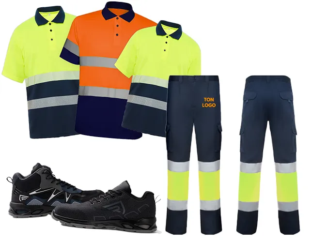 Vêtements haute visibilité personnalisés et chaussure de sécurité