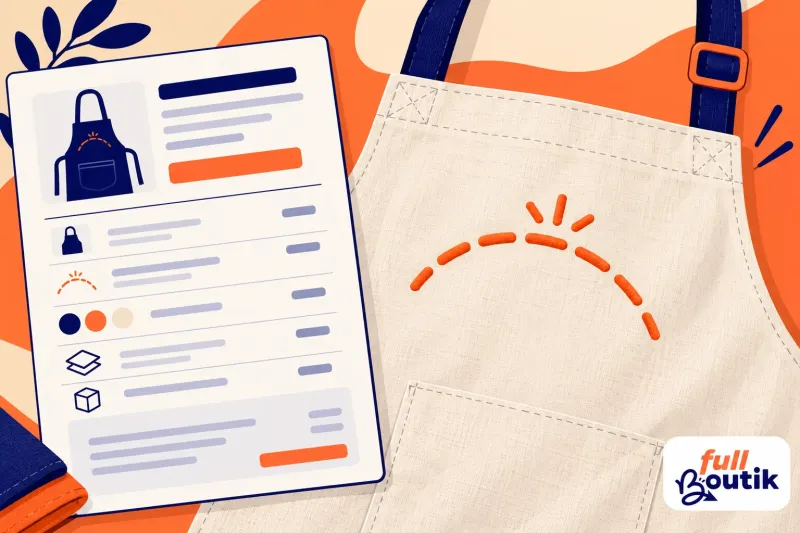 Tablier brodé : choisir coton, broderie, logo et délais