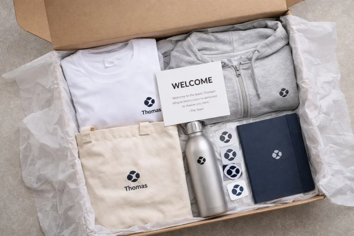 Welcome pack entreprise : créer un kit d'accueil personnalisé sans stock
